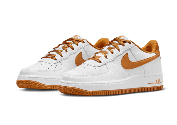 Men's Air Force 1 Low White Brown Shoes 0282 Men's Air Force 1 Low White Brown Shoes 0282